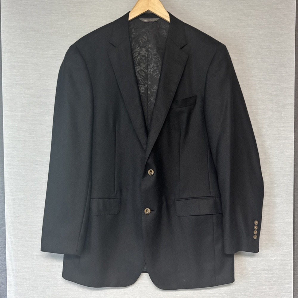 JP Tilford Samuelsohn 100% Pure Cashmere Blazer Men 42 L Lanificio di Pray Italy